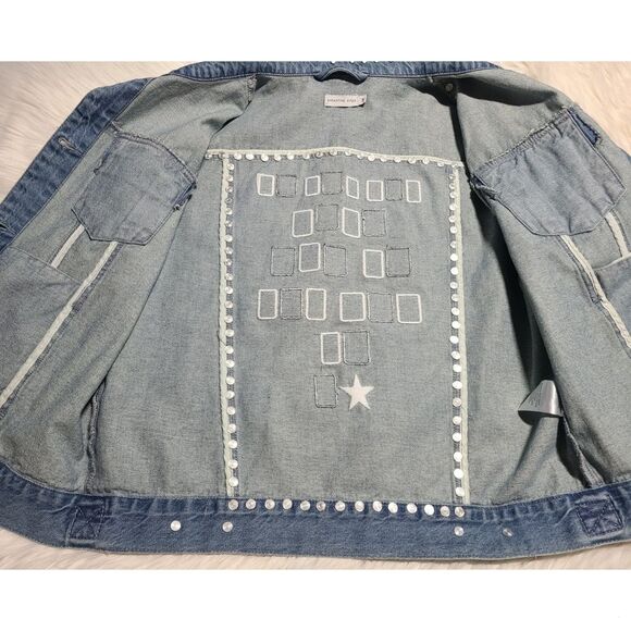 Samantha Sipos|You Are My Moon Denim Jacket, MEDIUM - Picture 8 of 14